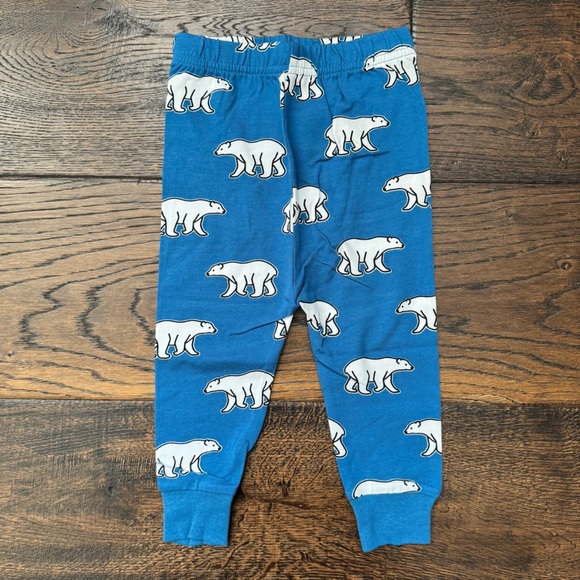 Whistle and Flute Blue Polar Bear Kids Pajamas - Picture 6 of 8